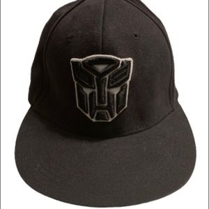 Universal Studios Exclusive Transformers Autobots Black White Hat Baseball Cap